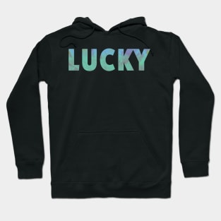 Crystal Lucky Blue Green Hoodie